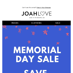 Memorial Day Flash Sale! 24hours