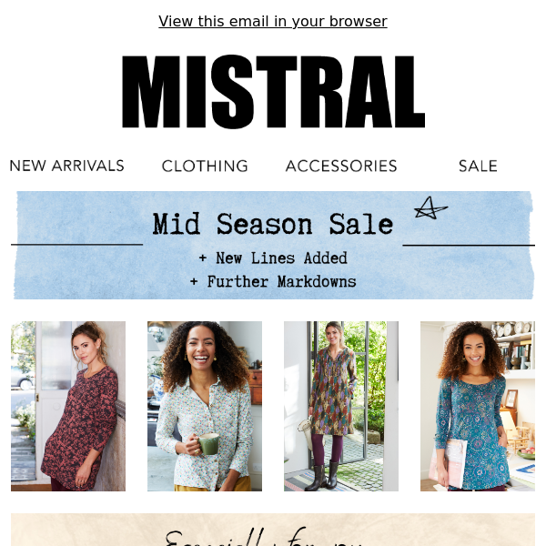 Our Mid Season Sale Continues... ⭐