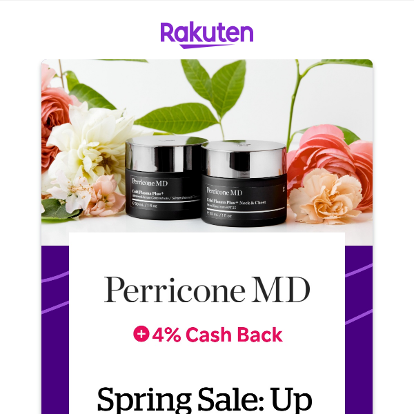 Perricone MD Spring Sale: Up to 43% off + 4% Cash Back