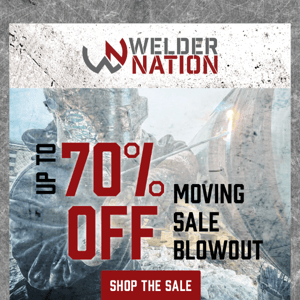 Up to 70% Off: Moving Sale Continues