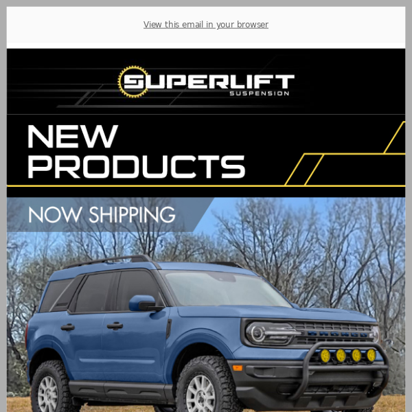 Bronco Sport and Maverick Lift Kits Now Available!
