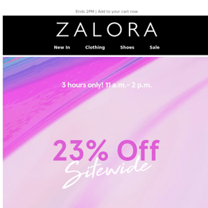 Sweet Treat: 23% OFF SITEWIDE 🍦