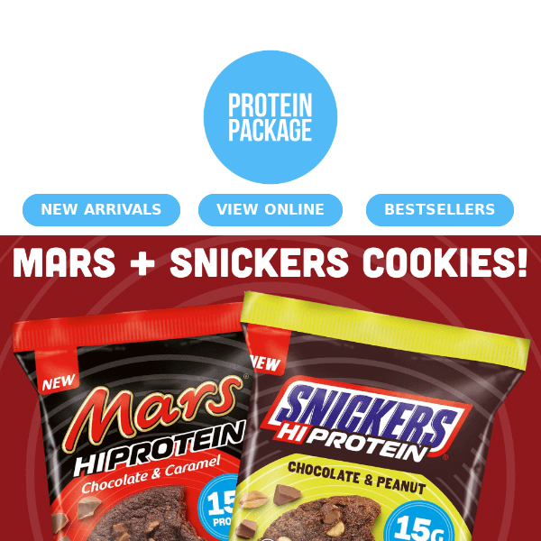 Mars + Snickers Protein Cookies! 🍪