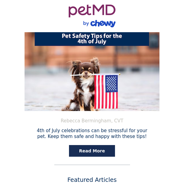 Pet Safety Tips for the 4th of July