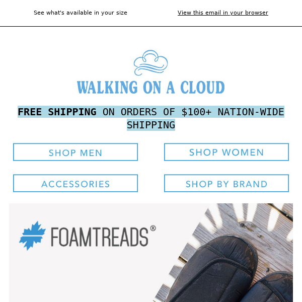 Find your versatile slippers from Foamtreads!