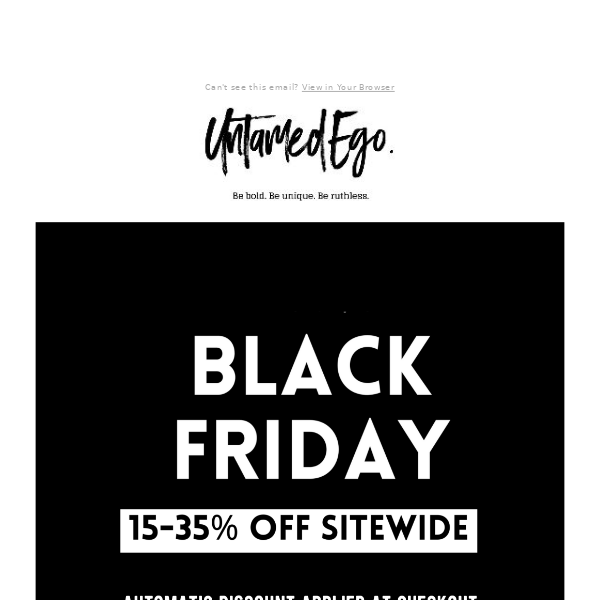 15-35% OFF SITEWIDE
