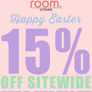 15% OFF MUST END TODAY 🐣 🐰