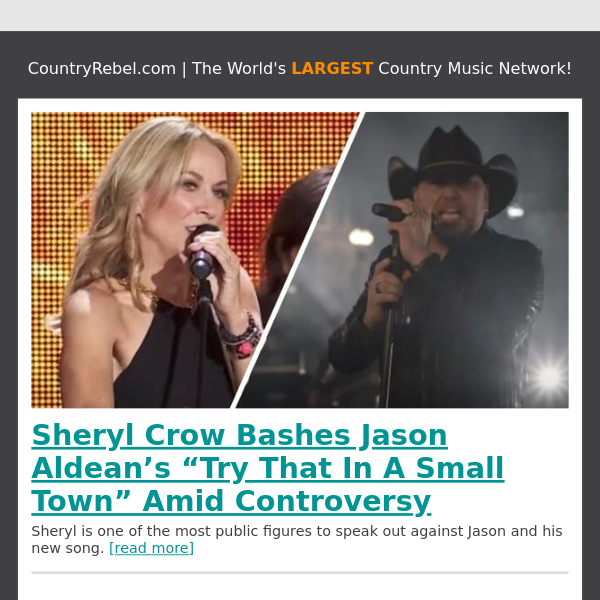 Sheryl Crow Bashes Jason Aldean’s “Try That In A Small Town” Amid Controversy