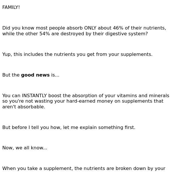 What you need to know about Supplements Absorption!