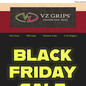 ⚡ VZ Grips' Black Friday Sale ⚡