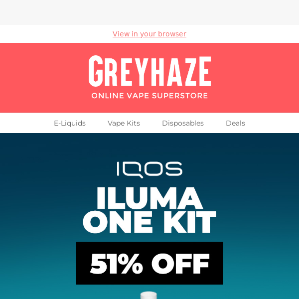 51% OFF IQOS ILUMA KIT! 💙