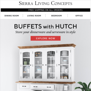 Dining Redefined: Buffet, Hutch Aligned 🍲