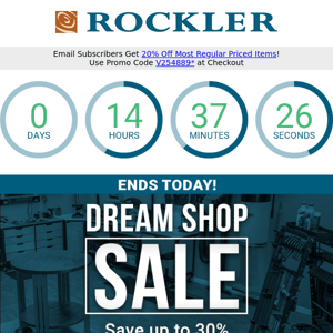 ⏰ Last Chance - Dream Workshop Sale Ends Today Plus See Your 20% Off Coupon!