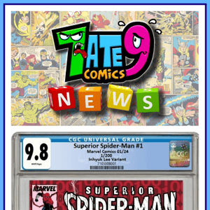 SUPERIOR SPIDER-MAN 1 INHYUK LEE ULTIMATE CGC 9.8 EDITION! LTD TO ONLY 200 - ON SALE TOMORROW SUNDAY 12th NOVEMBER AT 2pm ET / 7pm GMT