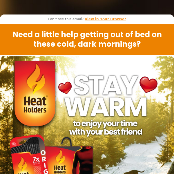 Are you dreading those cold winter mornings, Heat Holders? 🛌🌨️🥶