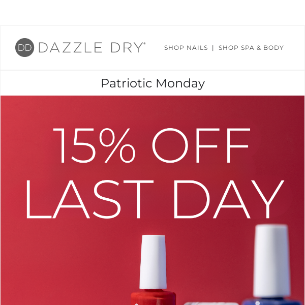 Final Day: Presidents' Day Sale