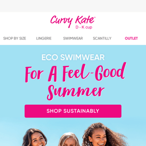 Sustainable D+ Swimwear 💚