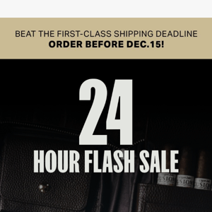 ⚡ FLASH SALE: 50% Off Leather Cigar Cases