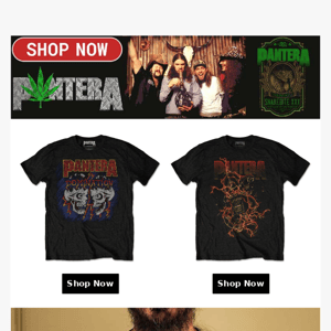 New PANTERA T-Shirts are Available 🤩