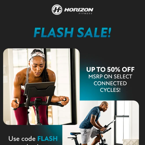 Flash Sale: Up to 50% off Bikes!