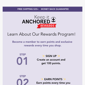 Join Our Rewards Program!