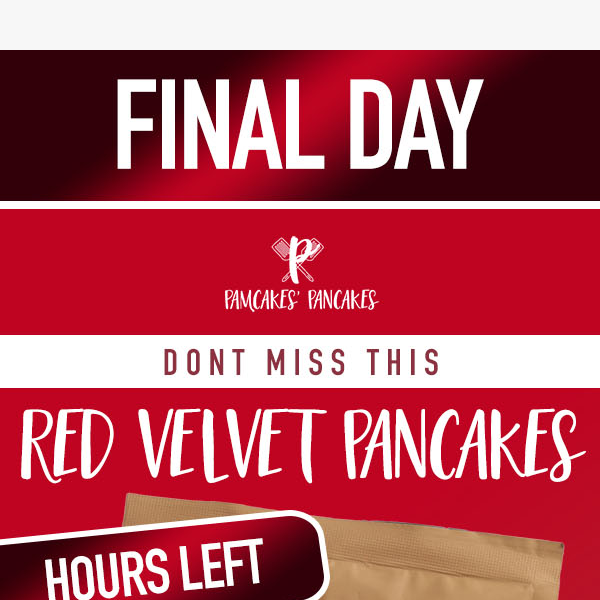 ⏰Hours left - Red Velvet Pancake Mix