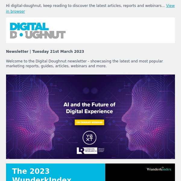 [Newsletter] Artificial Intelligence | Consumer Trends 2023 + Much More