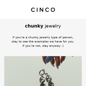 chunky jewelry