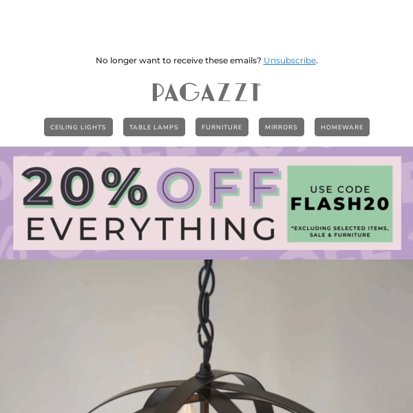 💡 Lighting Under £50 with 20% Off!