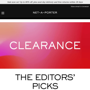 Further reductions: the editors’ Sale picks