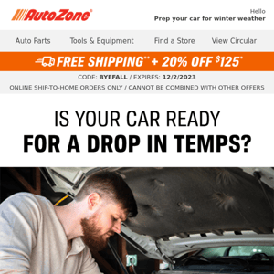 Is your vehicle ready for winter?
