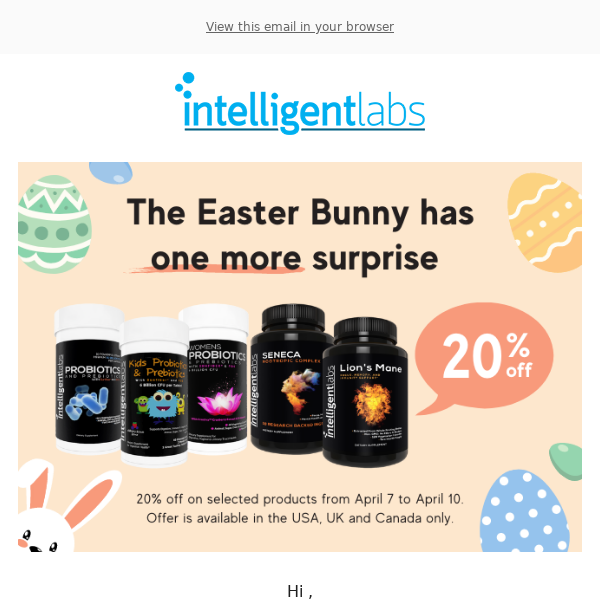 Happy Easter from Intelligent Labs! 🐰