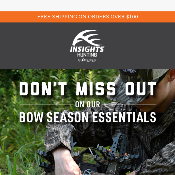 Gear up for bow season with new gear from Insights