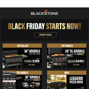 Black Friday Starts NOW!