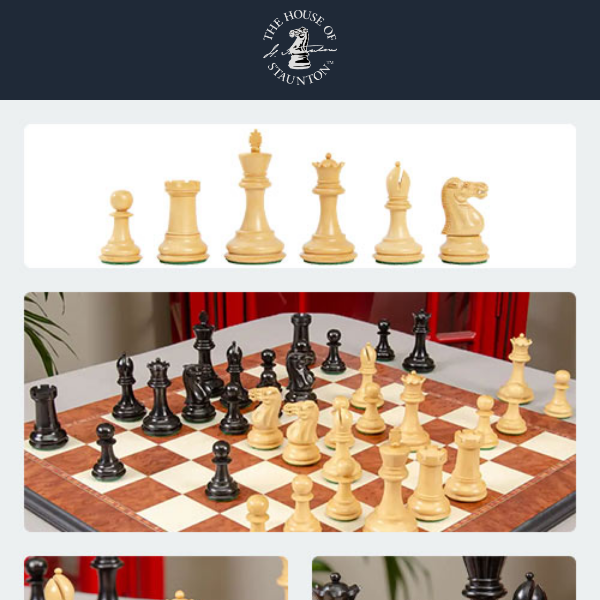 🏆 Featured Chess Set of the Week: The Bicentennial Series Luxury Chess Pieces - 3.5" King | House of Staunton