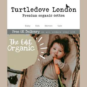 Organic Baby Clothing UNDER £10 in our SALE 🧺