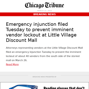 Emergency injunction filed Tuesday to prevent imminent vendor lockout at Little Village Discount Mall