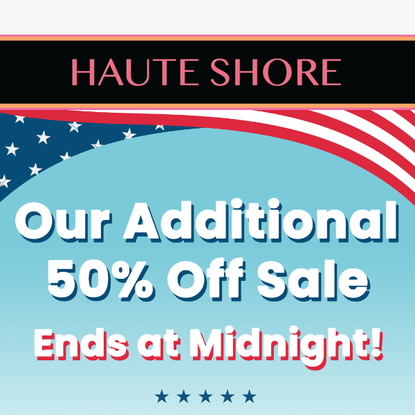 Final Hours for 50% off!