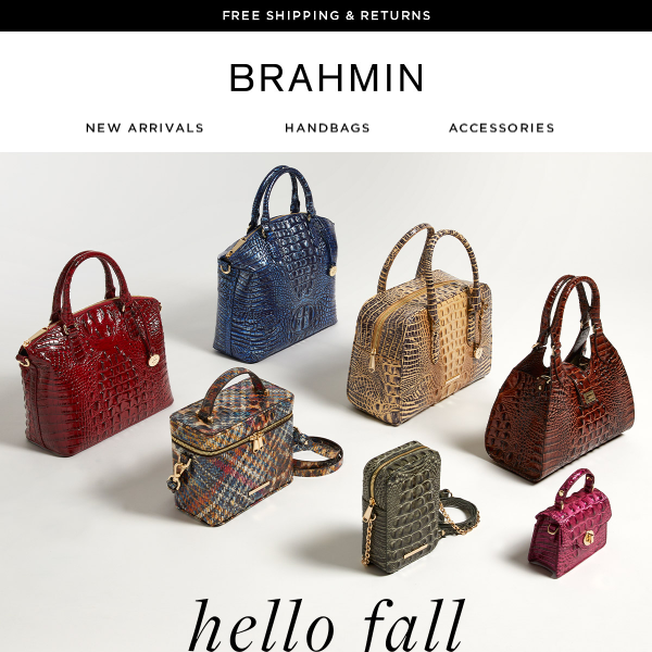 Brahmin Havisham Collection Large Duxbury Satchel Bag