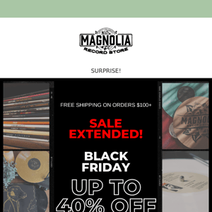 Black Friday Sale Extended!