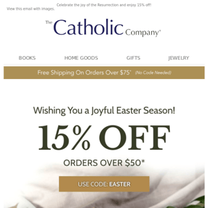 15% Off To Celebrate Easter - 2 Days Only!