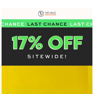 LAST CHANCE: 17% OFF SITEWIDE 🍀