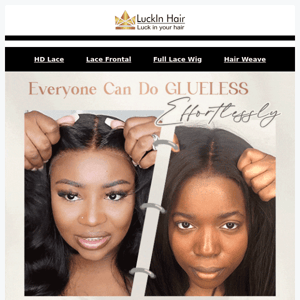 Beautify in No Time! Glueless Wigs Make Wig Install a Breeze