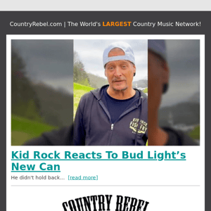 Kid Rock Reacts To Bud Light’s New Can