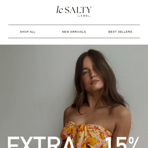 CYBER SALE – An Extra 15% OFF