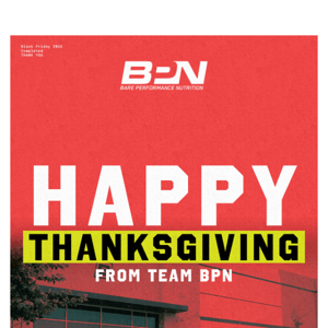 Happy Thanksgiving from BPN!