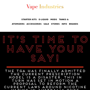 Vape Industries, Help us help you!