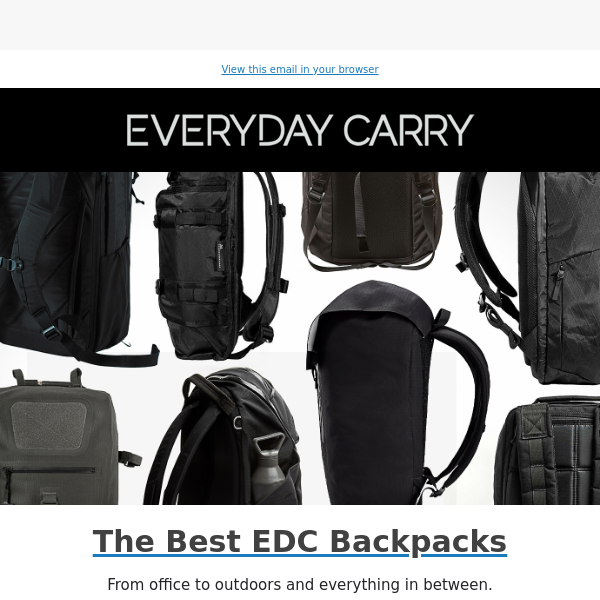 The Best Backpacks You Can Carry 🎒 - Everyday Carry