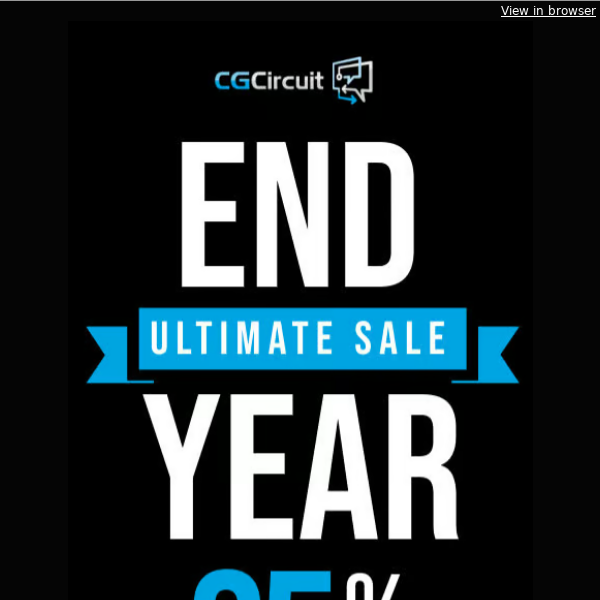 Hi, Cg Circuit, join the last sale of 2022🙀