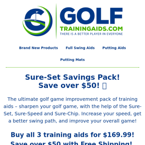 Sure-Set Savings Pack! Save over $50!  💸